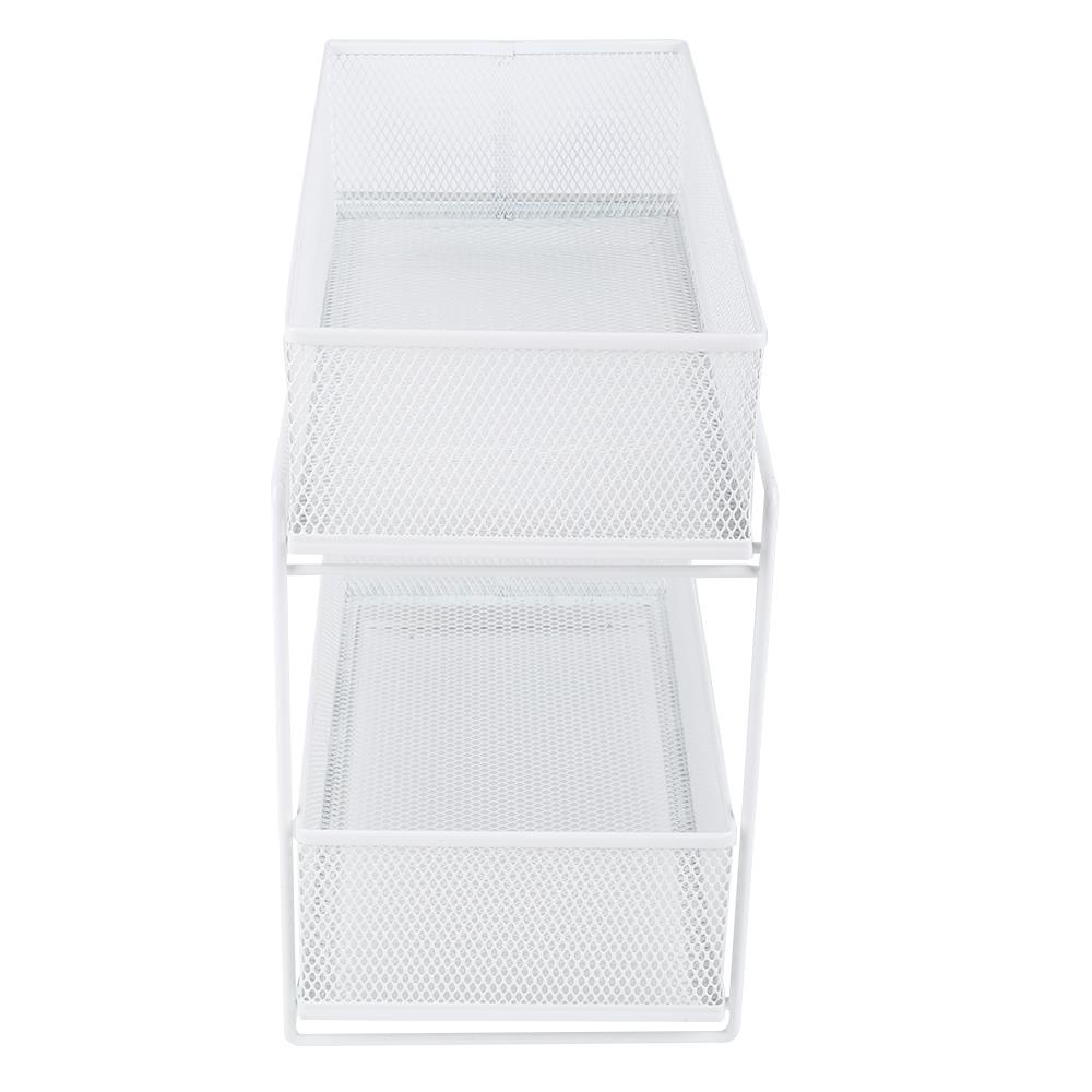 HomeBase KECH Kệ lưu trữ lưới thép dạng trượt 2 tầng S Thái Lan W18.5xD35xH32.2cm