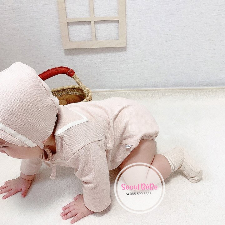 Bộ thuỷ thủ Roa chất mỏng (bộ rời/ bodysuit) Peekaboo nội địa Hàn