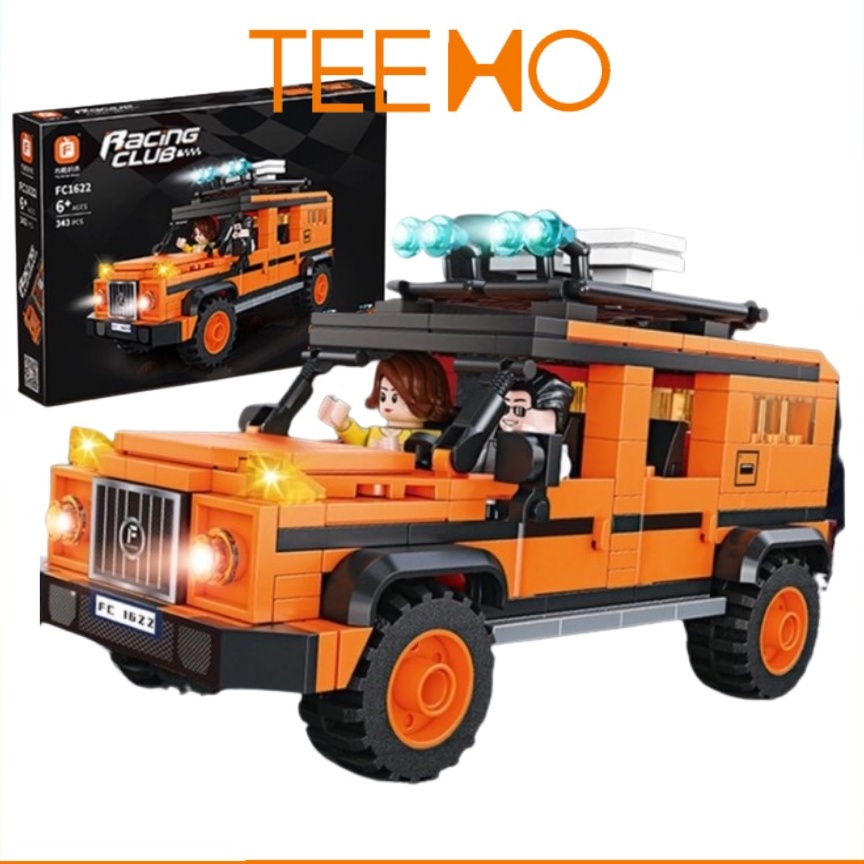 Lego xe đua địa hình đồ chơi lắp ráp cho bé 5 tuổi TEEMO LG-19
