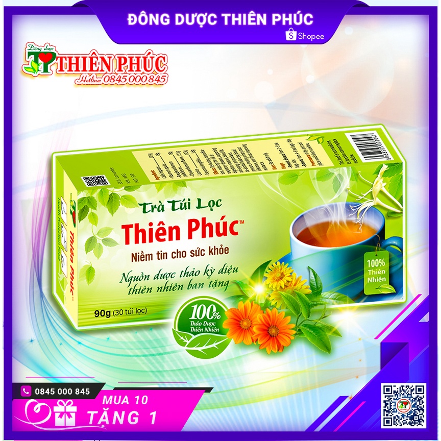 TRÀ THẢO DƯỢC THIÊN PHÚC - Sản phẩm của công ty Đông Dược Thiên Phúc