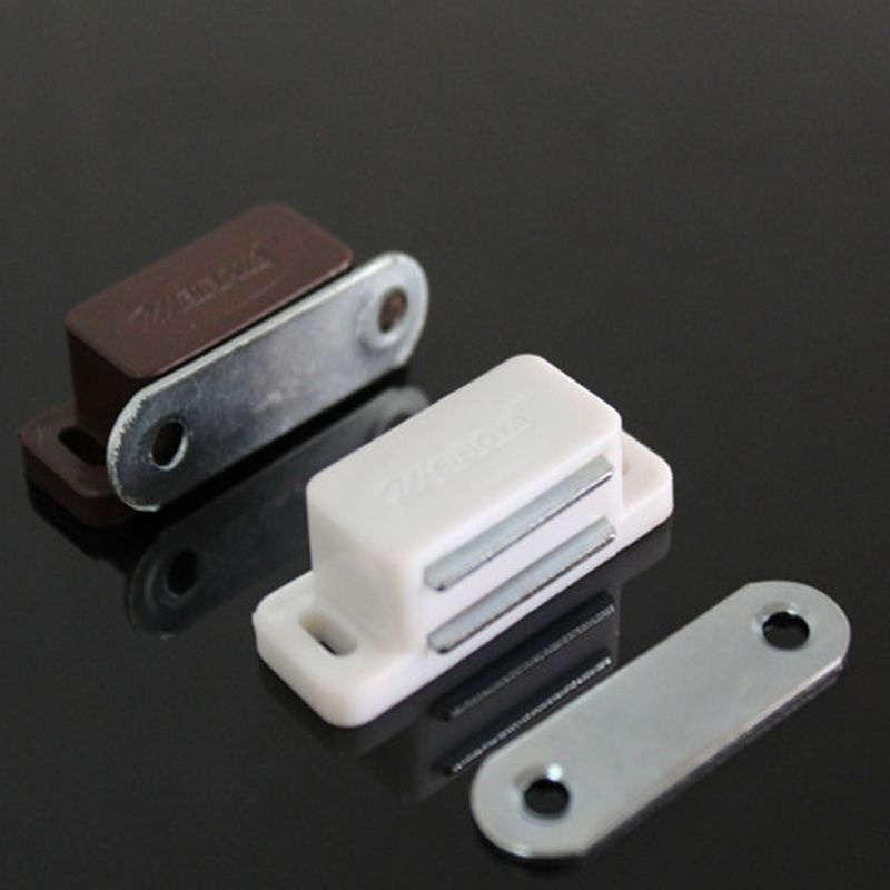Bộ 10 Cái Khóa Cửa Tủ Bằng Nhựa Có Nam Châm