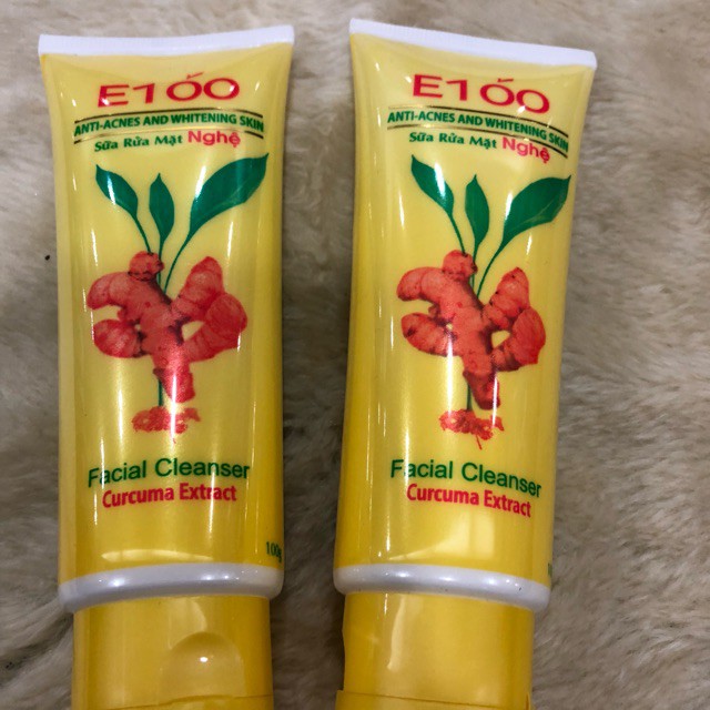 Sữa Rửa Mặt E100 Tinh Chất Nghệ 100G