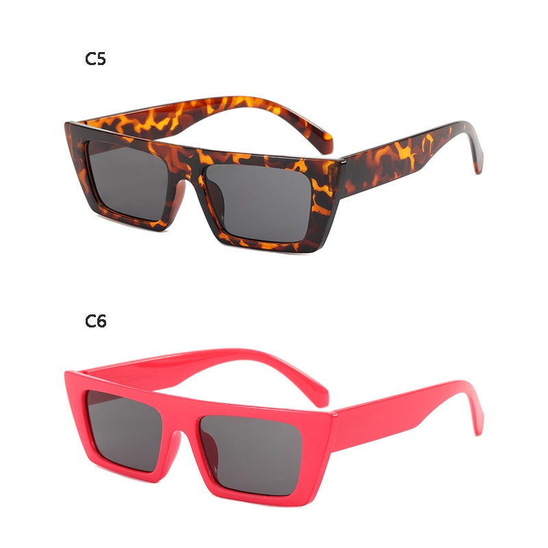 Kính mát vuông chống tia UV400 cho nam nữ