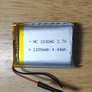 Pin Lithium - Ion 3.7V 103040 1200mah