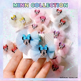 SET 2 KẸP NƠ CAO CẤP CHO BÉ GÁI, KẸP TÓC NƠ HÌNH MICKEY (ẢNH THẬT)