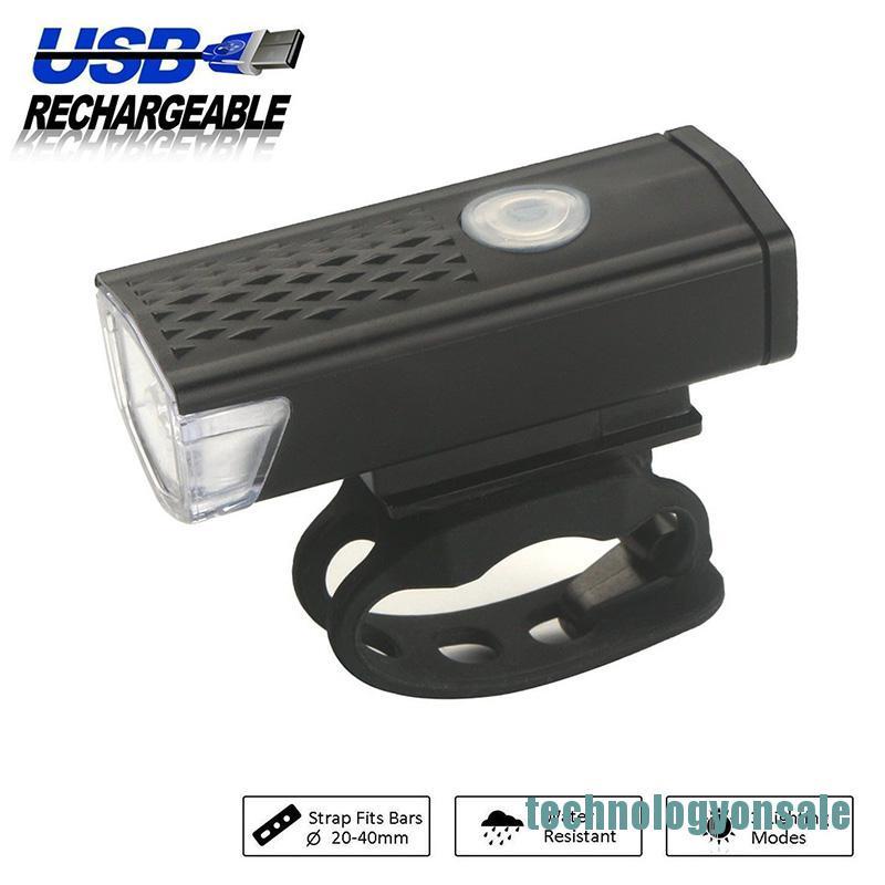 Đèn pha led USB trước/ đèn pha trươc và đèn hậu phía sau cảnh báo cho xe đạp
