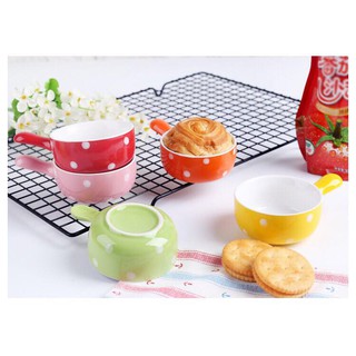 GÁO SỨ CHẤM BI TAY CẦM ĐỦ MÀU