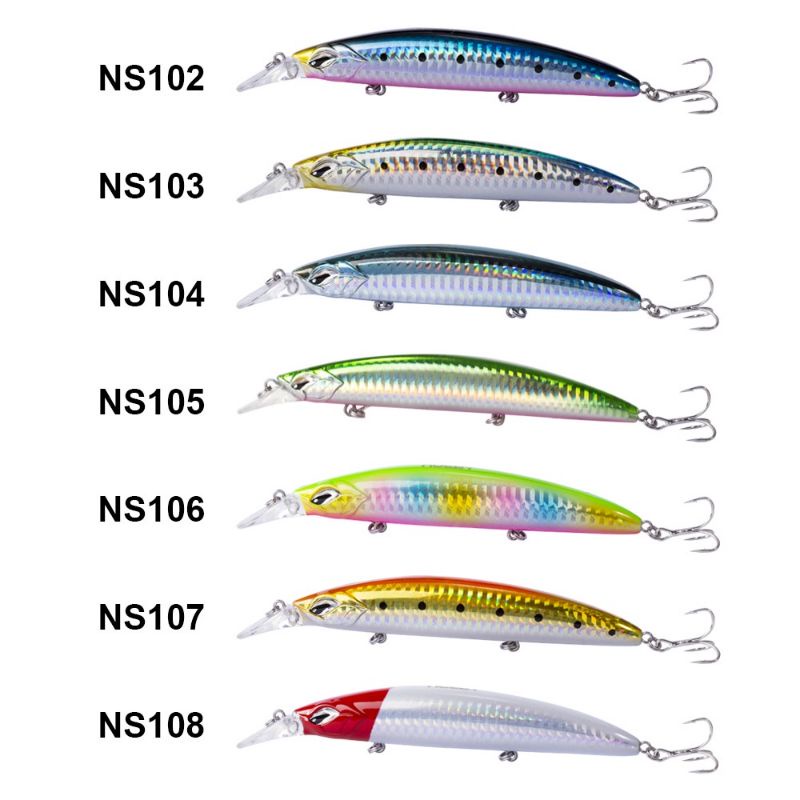 Mồi lure Noeby 9498 Mồi lure ghềnh.Siêu nhạy vược,nhồng