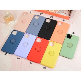 Jelly Liquid Silicone Ốp lưng iPhone 12 Soft Case Cover iPhone 12 Pro Max Soft Silicone Case With Ring Holder iPhone12 Mini Phone Case