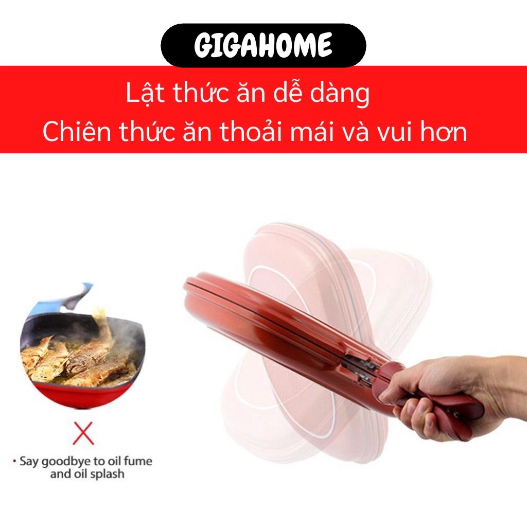 Chảo Chống Dính GIGAHOME Chảo Vuông 2 Mặt 28cm FACT RS Chống Văng Dầu Mỡ Tiện Dụng 10310