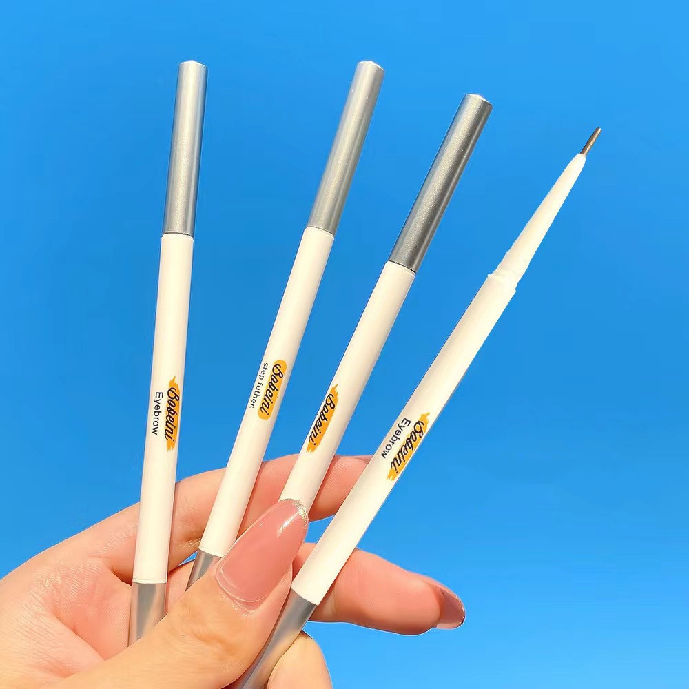 1 Bút Chì Kẻ Lông Mày Hai Đầu Có Cọ Chuốt Chống Nước Chống Mồ Hôi Lâu Trôi Tự Nhiên