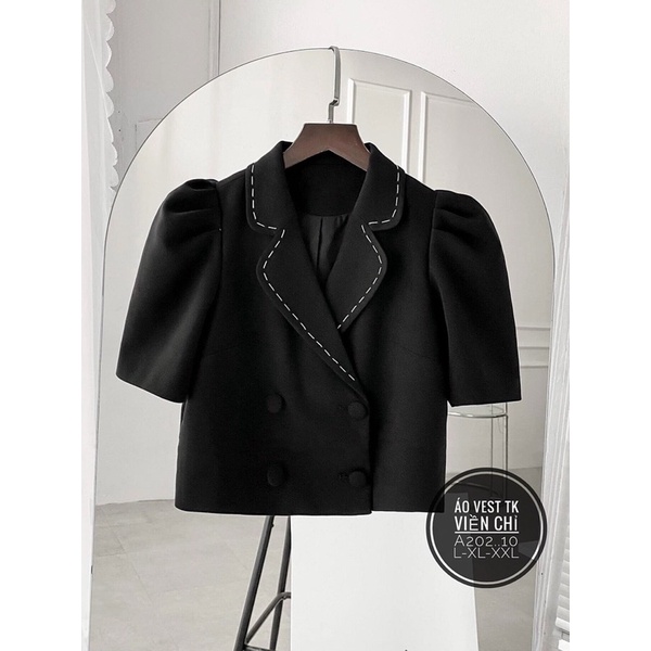 (Dung Vũ Bigsize) Áo cổ vest viền chỉ 60-90kg