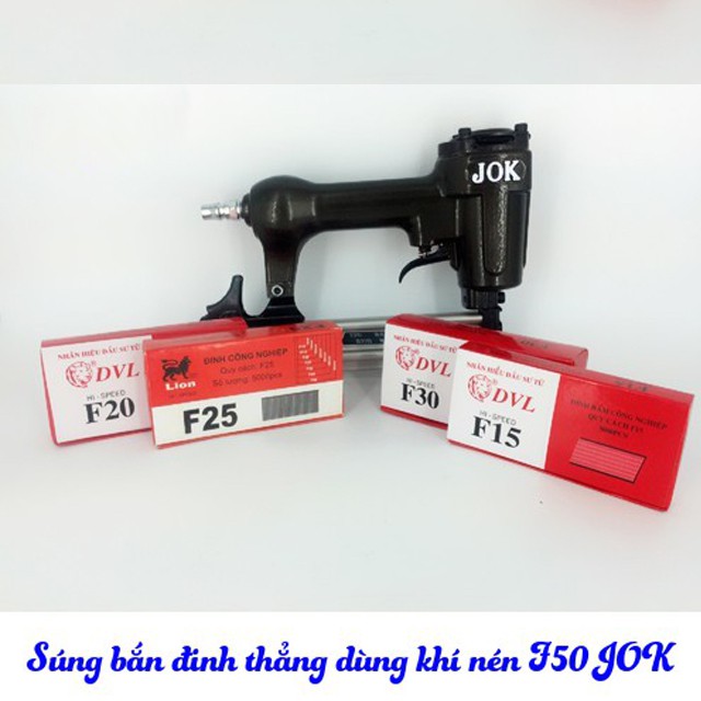 Súng Bắn Đinh Thẳng Dùng Khí Nén F50 JOK