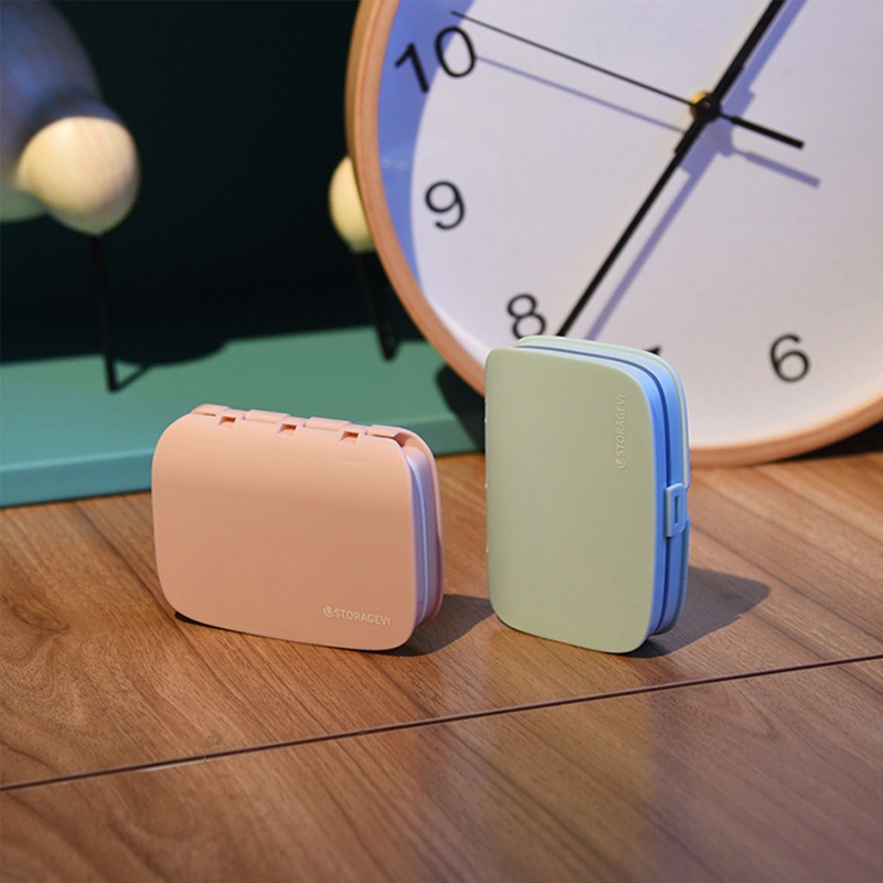 Hộp Đựng Thuốc Viên 4 / 6 Ngăn Tiện Lợi