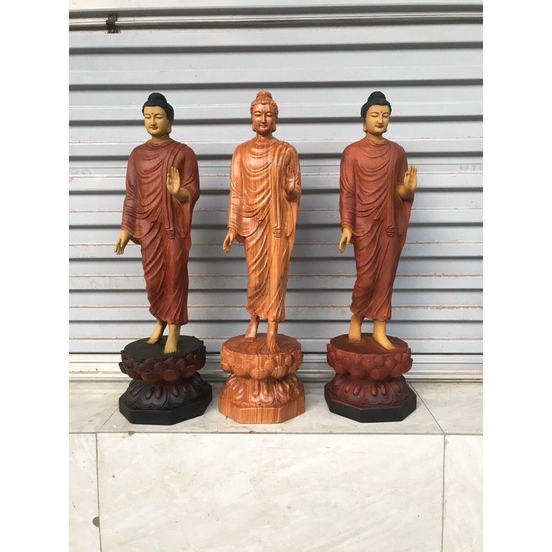 [ Phật Thích Ca ] Ngài Tất Đạt Đa Đi Tìm Cầu Chân Lý Gỗ Hương Cao 50 cm