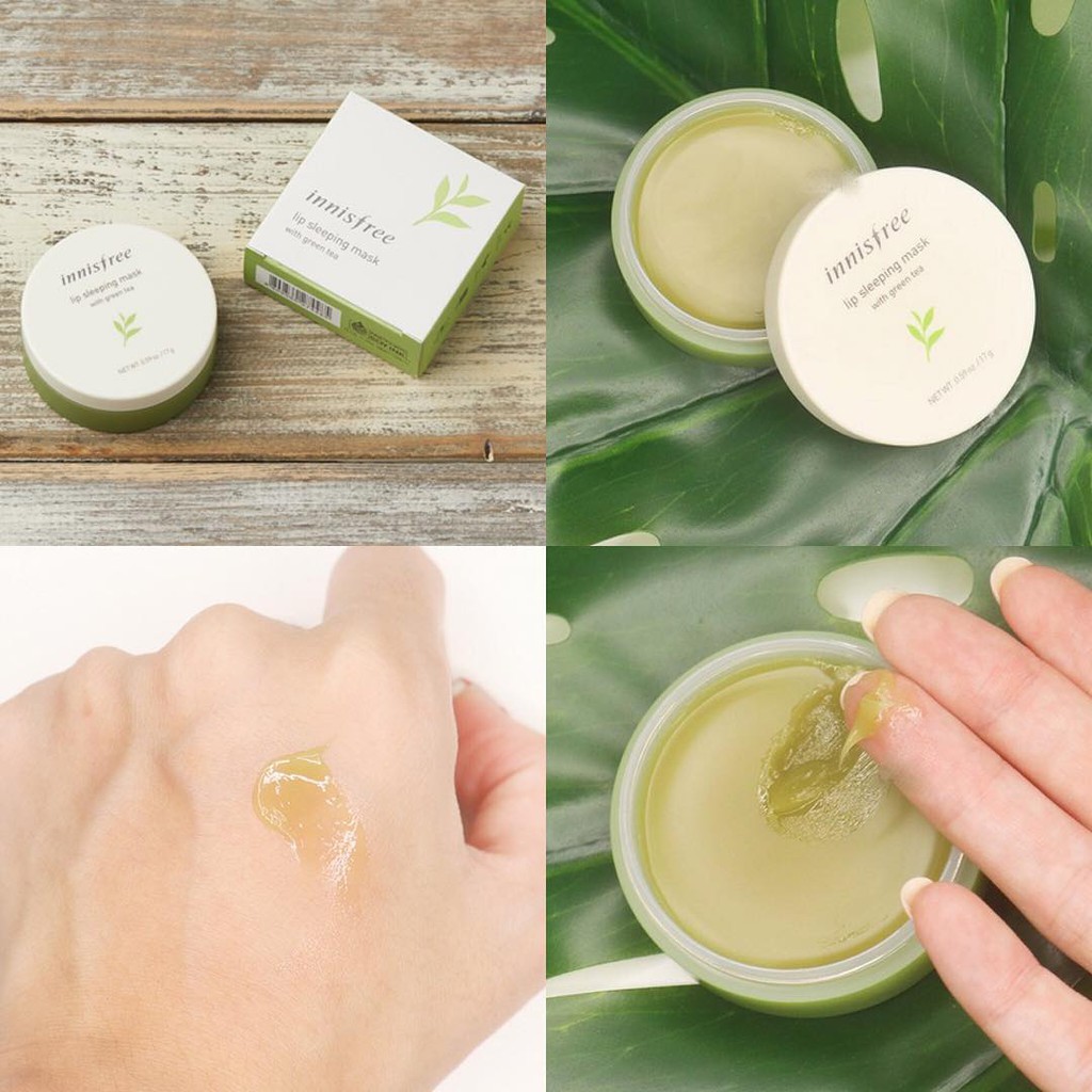Mặt Nạ Ngủ Môi Innisfree Lip Sleeping Mask With Green Tea 17g | BigBuy360 - bigbuy360.vn