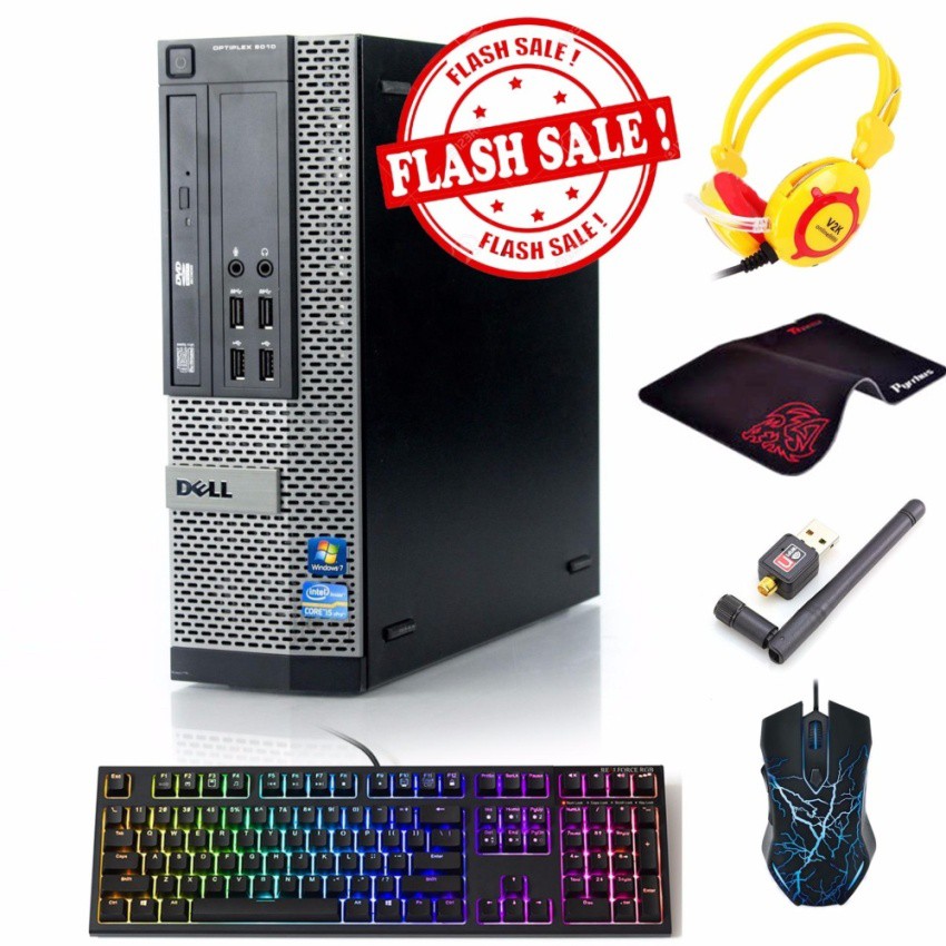 Máy tính chơi Game DELL OPTIPLEX 9010 SFF (Core I7 3770, Ram 8GB, HDD 500GB) + Quà Tặng - Hàng Nhập Khẩu | BigBuy360 - bigbuy360.vn
