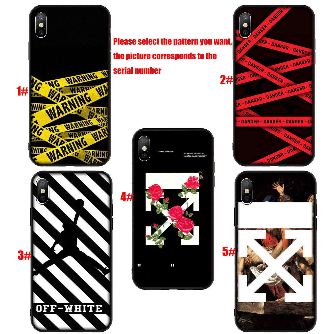 Samsung Galaxy A9 A8 A7 A6 Plus J8 2018 + A21S A70 M20 A6+ A8+ 6Plus Casing Soft Silicone black and Off White Phone Case