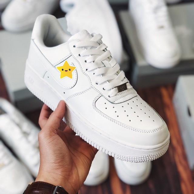 Giày thể thao air force 1 trắng, Giày Sneaker AF1 nam nữ trắng full cao cấp Full Box Bill - Giá gốc tại xưởng
