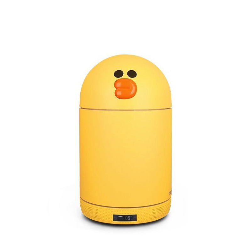 Tủ lạnh mini CCOMO x LINE FRIENDS gấu nâu và vịt vàng - Nhập chính hãng
