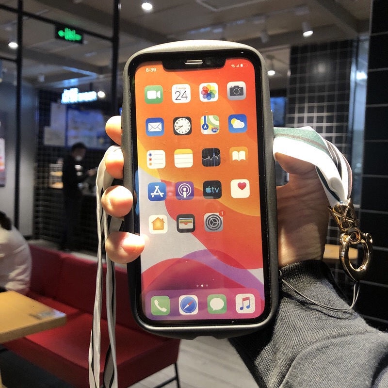 Ốp điện thoại silicon chống rớt thích hợp cho IPhone 12 7 8Plus SE X XS XR XSMAX 11 11pro 11promax 12 12promax