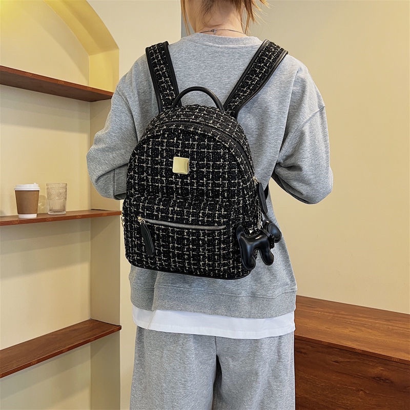 BALO MINI THỜI TRANG NỮ VINTAGE DA PU ĐÍNH ĐINH CÁ TÍNH ULZZANG