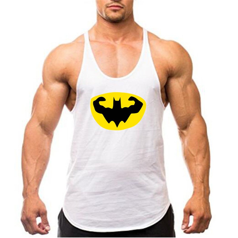 Áo thun 3 lỗ in hình Batman phong cách thể thao