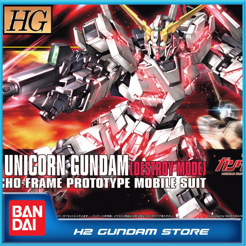 Mô hình Bandai HG 1/144 RX-0 Unicorn Gundam