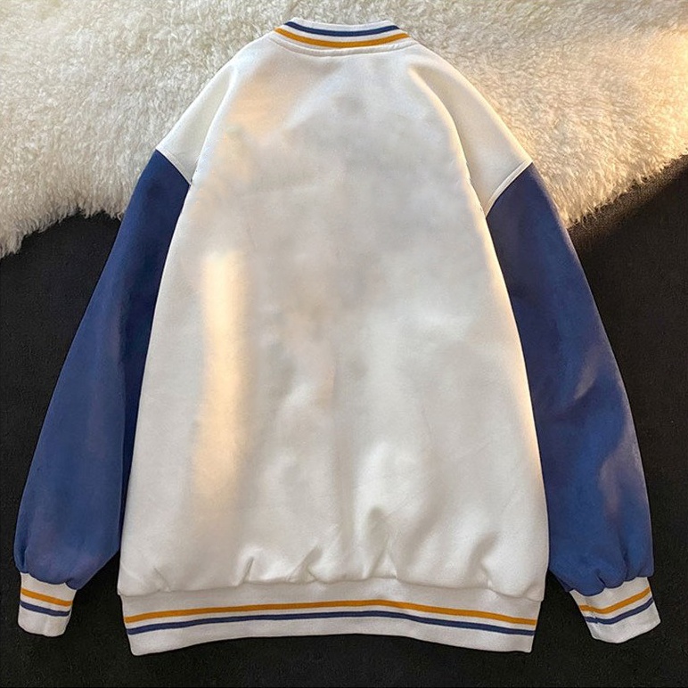 Áo Khoác Bomber Uoii - MayLinh shop - Áo khoác bóng chày Hàn Quốc Nam Nữ Unisex - Ulzzang Hot- Vải Kaki 2 Lớp Dày Ấm Đẹp | BigBuy360 - bigbuy360.vn