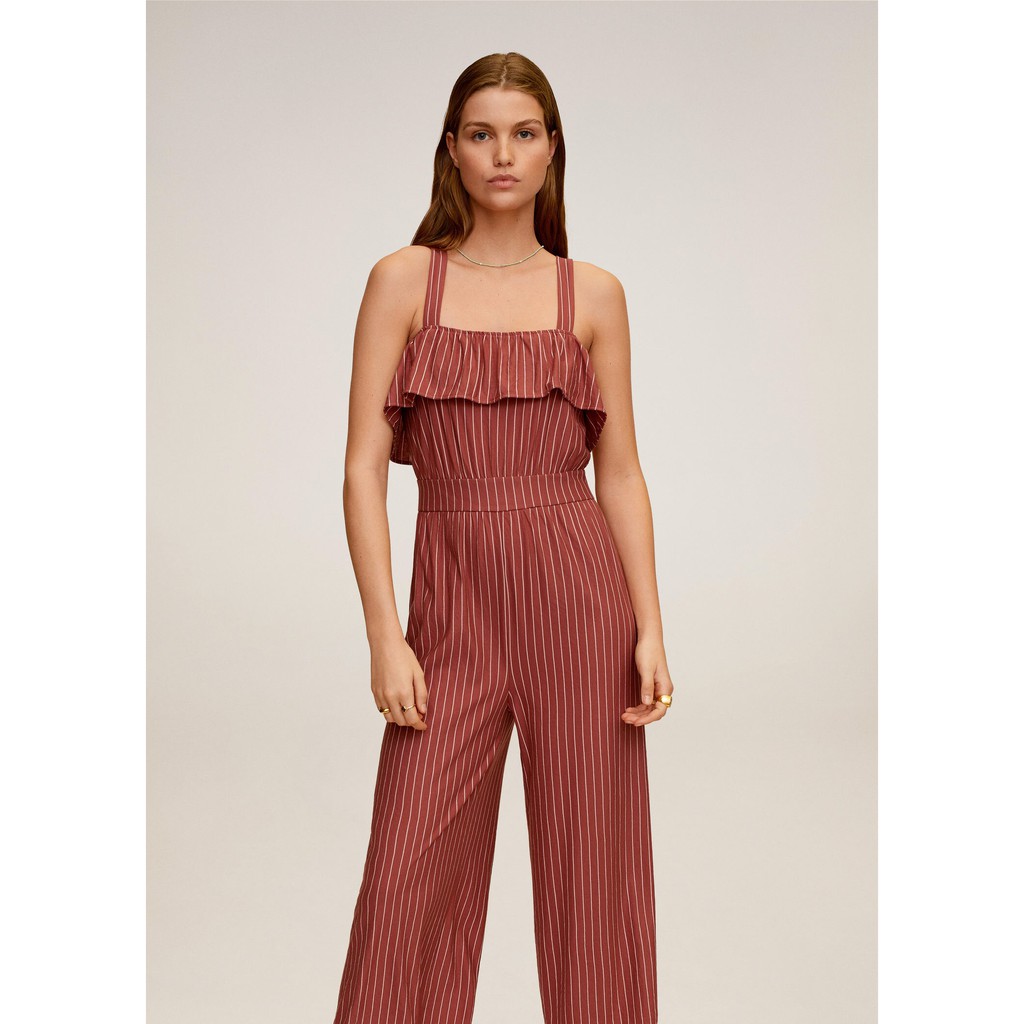 Jumpsuit áo liền quần hai dây màu đỏ MNG 67019404 jf321 - SIZE XS,S,M,L