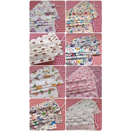 [Freeship] Khẩu trang Garcotex in hình hoạ tiết xinh 4 lớp cao cấp❤️