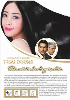 Nhuộm tóc thảo dược Thái Dương( mẫu mới) dạng gel
