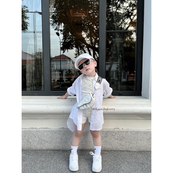 Túi Dior yên ngựa đeo chéo siêu xinh cho bé