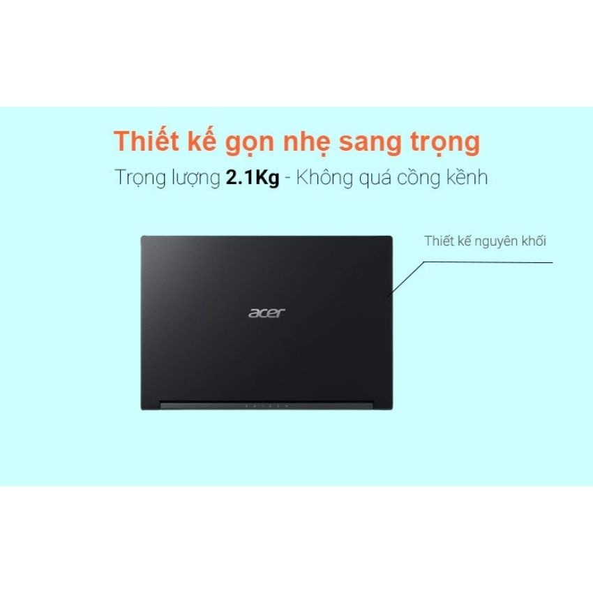 [ TẶNG VOUCHER 150K ] Laptop Acer Aspire 7 A715-42G-R1SB (NH.QAYSV.005)/ AMD R5-5500U - Laptop chính hãng