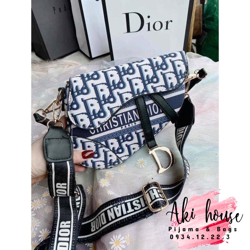 Túi đeo chéo Dior yên ngựa hottrend thời trang cho nữ