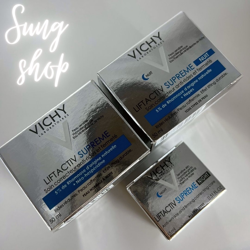 KEM MỜ NẾP NHĂN BAN ĐÊM VICHY LIFTACTIV SUPREME NIGHT CHỐNG LÃO HÓA HIỆU QUẢ