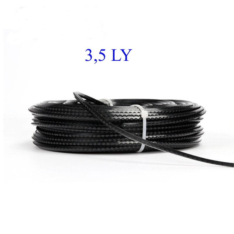 Dây cước Cắt Cỏ Vuông Gai Đen 3,5 ly - Cước Cắt Đập Cỏ Xịn