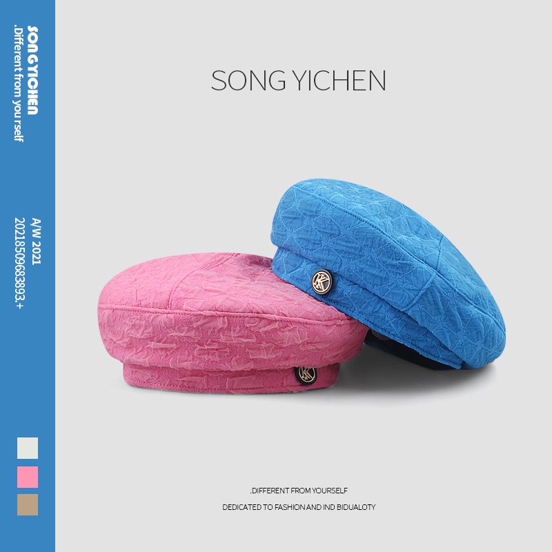 Mũ Beret Ren Mỏng Phong Cách Họa Sĩ Thời Trang Mùa Hè Cho Nữ