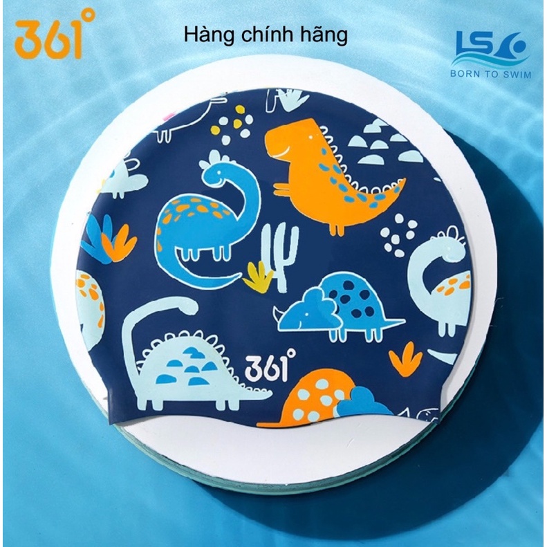 Mũ bơi chính hãng 361 trẻ em bé trai bé gái