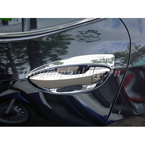 🔥 Freeship 🔥 Bộ Ốp tay hõm cửa mạ crom xe Altis cao cấp/ Phụ kiện làm đẹp, đồ chơi xe toyota Altis