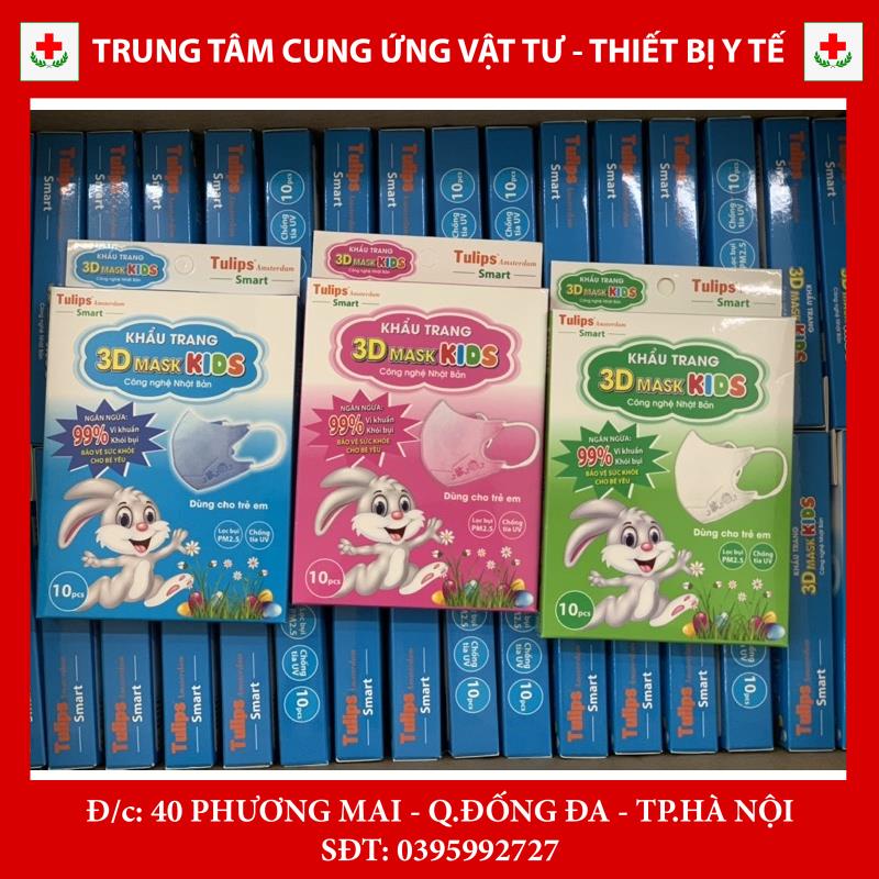 Khẩu trang trẻ em Tulips 3D Mask Kid