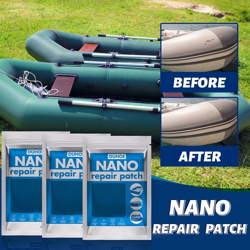 Bộ 10 Miếng Dán Nano Chống Thấm Nước Bền Bỉ Dùng Sửa Chữa Bể bơi