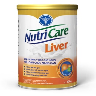 Sữa nutricare liver 400g - dinh dưỡng y học dành cho người rối loạn chức năng gan