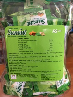 Combo 10 chiếc KẸO NGẬM HO SUMINT