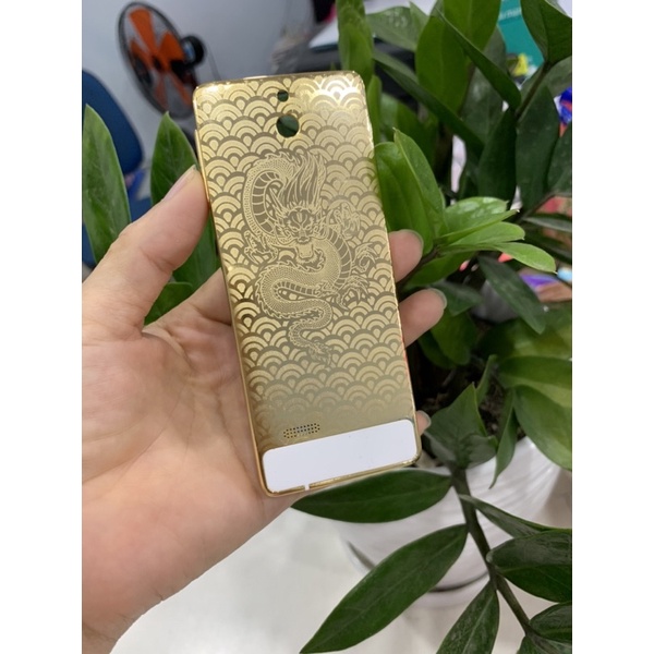 Nắp lưng điện thoại nokia 515 mạ vàng hình rồng