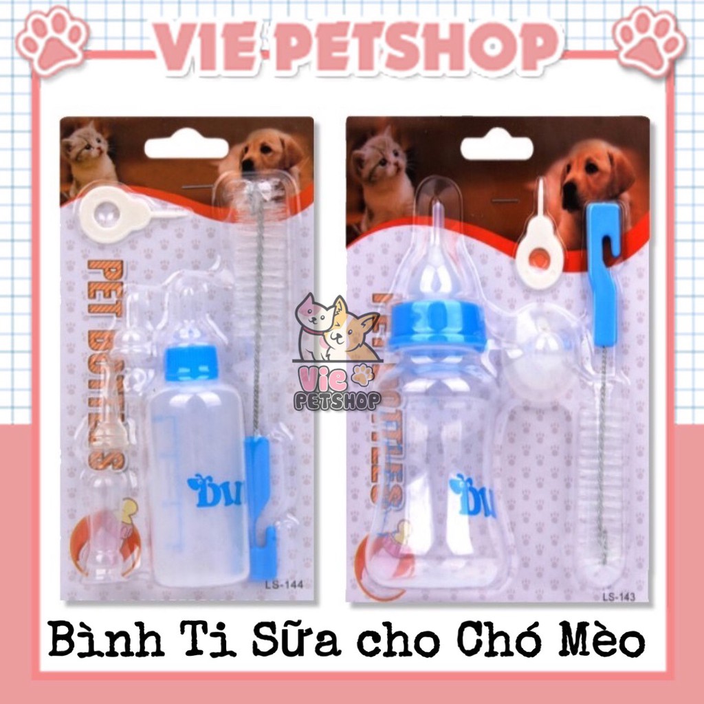 Bình Ti Sữa cho Chó Mèo Sơ Sinh | Vie PETSHOP