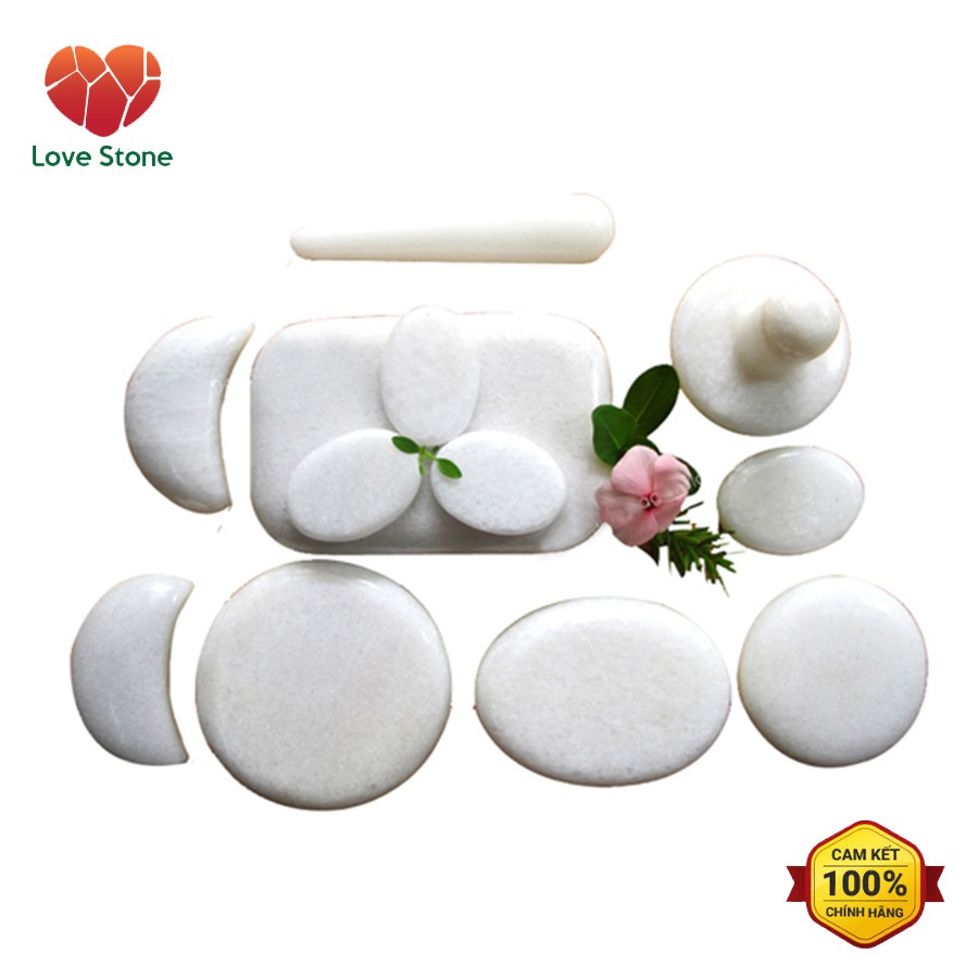 Đá Lạnh Massage Mặt Hinh Oval - Đá Tự Nhiên