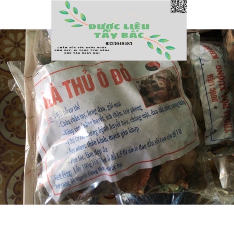 Hà Thủ Ô Đỏ thái lát sấy khô 1kg hàng chuẩn loại 1 Dược liệu Tây Bắc