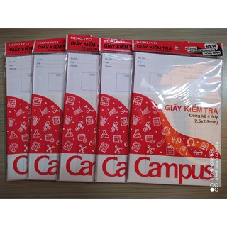 Giấy kiểm tra cấp 1 Campus(15 tờ đôi)