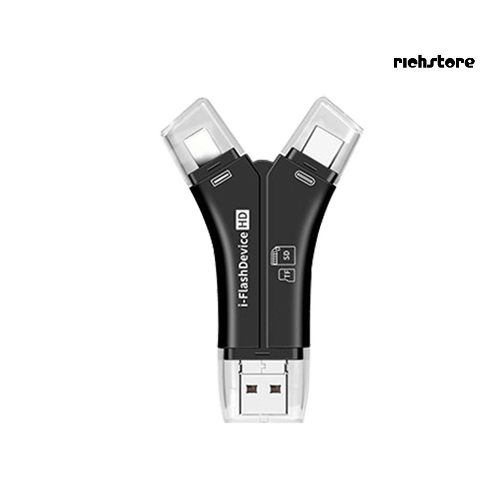 Đầu Đọc Thẻ Nhớ Đa Năng 4 Trong 1 3.0 Otg Cho Pc Iphone Android Type-c | BigBuy360 - bigbuy360.vn